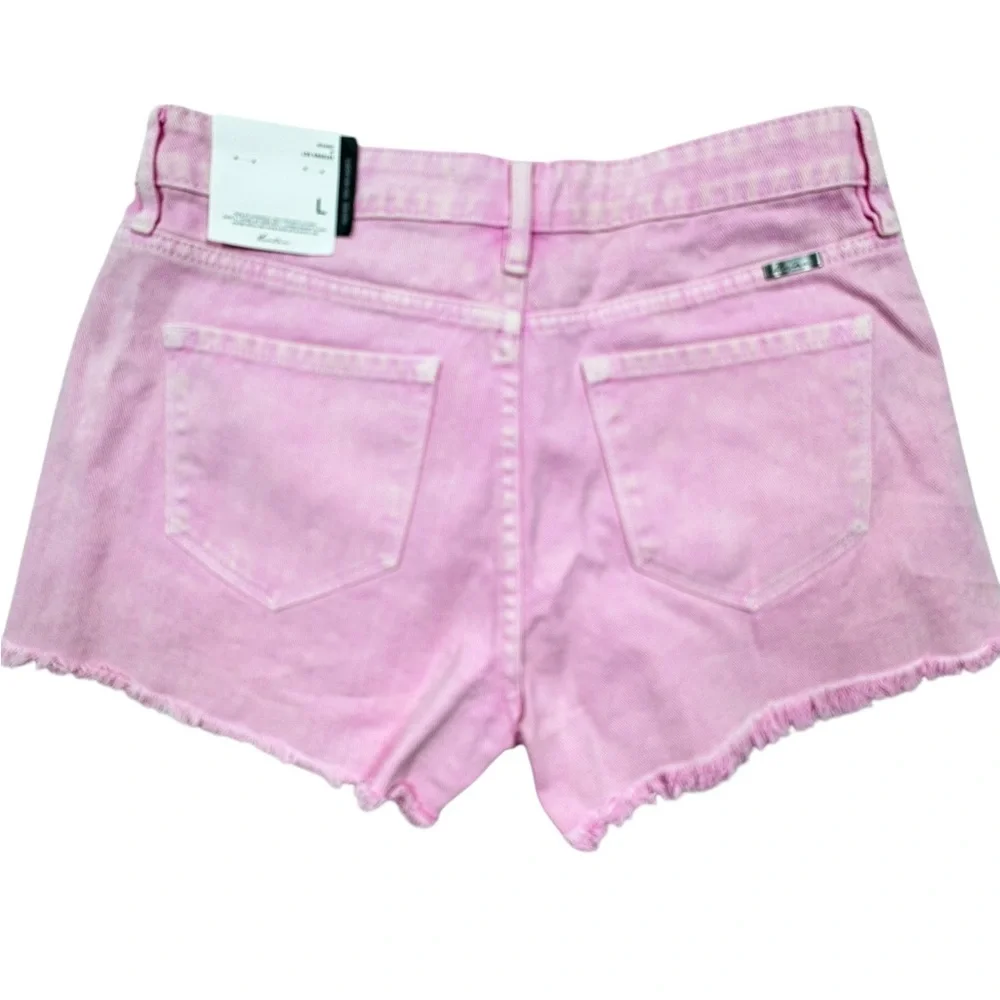 Kancan Octavia High Rise Shorts in Hot Pink Size Large / 32 NWT
